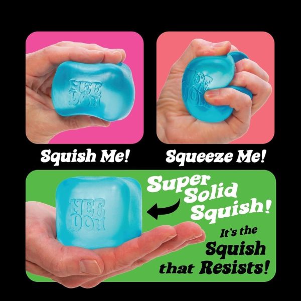 NeeDoh Nice Cube - Solid Squish - 2.25 Cube